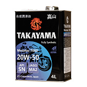 Takayama Mototec 7000 4T 20W-50 API SN JASO MA2 4л металл